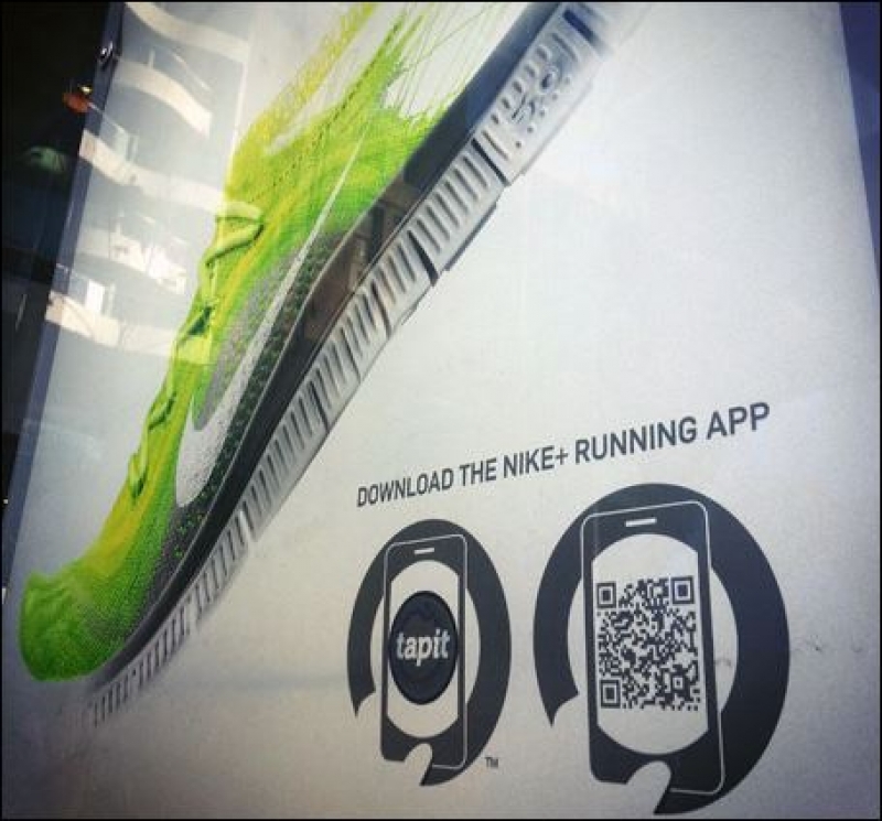 Nike promuove la sua App tramite NFC
